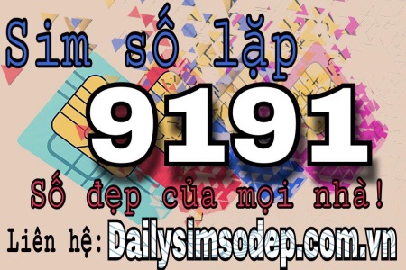 Cách mua sim số lặp 9191 giá rẻ