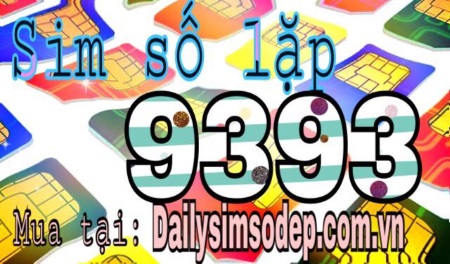 Cách mua sim số lặp 9393 giá rẻ