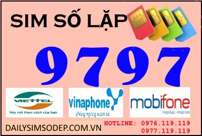 Cách mua sim số lặp 9797 giá rẻ