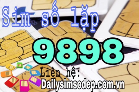 Cách mua sim số lặp 9898 giá rẻ