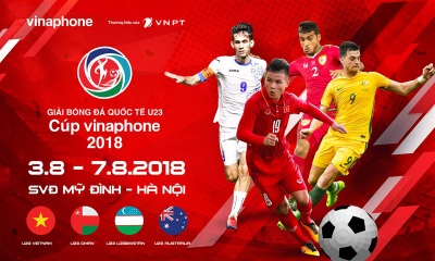 Vinaphone là nhà tài trợ chính cho giải bóng đá quốc tế U23 – Cúp Vinaphone 2018