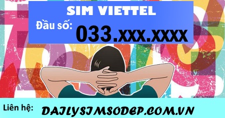 Mua sim Viettel đầu số 034 giá rẻ tại Đại lý sim số đẹp