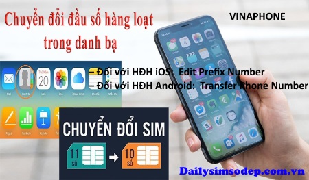Cập nhật danh bạ cho sim Vinaphone một cách dễ dàng sau khi đổi sim 11 số về 10 số