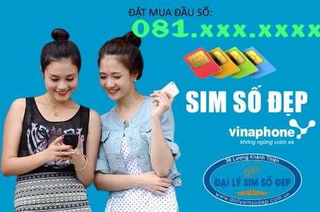Mua sim Vinaphone đầu số 081 giá rẻ tại Đại lý sim số đẹp