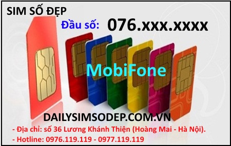Mua sim MobiFone đầu số 076 giá rẻ tại Đại lý sim số đẹp