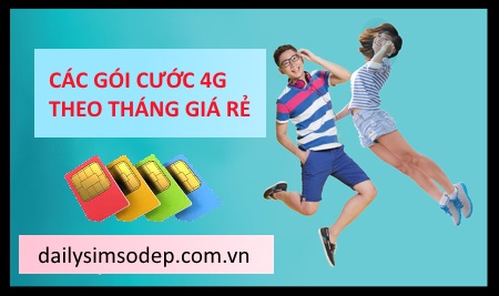 Các gói cước 4G Viettel trọn gói 30 ngày với giá ưu đãi