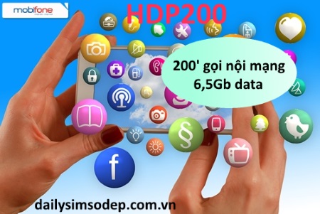 Sử dụng các dịch vụ thả ga cùng gói cước HDP200 MobiFone