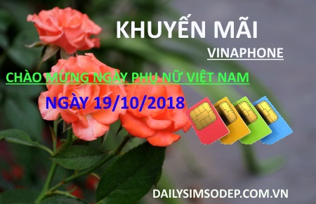 Khuyến mãi ngày vàng với 20% giá trị thẻ nạp Vinaphone