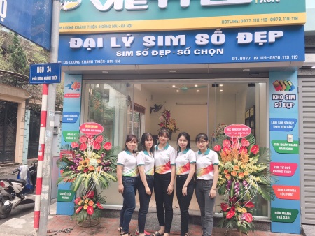 Đại lý sim số đẹp được đặt tại số 36 Lương Khánh Thiện