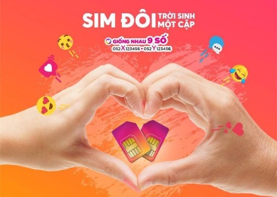 Sim đôi “Trời sinh một cặp” được Vietnamobile ra mắt