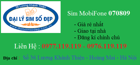 sim mobifone 070809