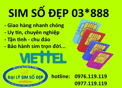 Cách mua sim Vettel đầu số 03 đuôi 888 giá rẻ