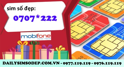 Cách mua sim MobiFone đầu số 0707 đuôi 222 giá rẻ