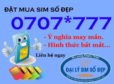 Cách mua sim MobiFone đầu số 0707 đuôi 777 giá rẻ