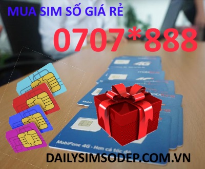 Cách mua sim MobiFone đầu số 0707 đuôi 888 giá rẻ