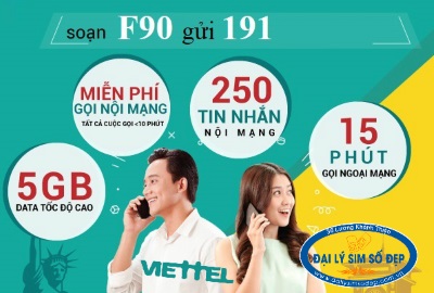 Gọi và truy cập internet miễn phí cùng gói cước F90