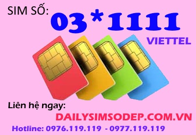 Cách mua sim Viettel đầu số 03 đuôi 1111 giá rẻ