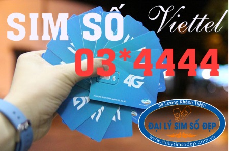 Cách mua sim Viettel đầu số 03 đuôi 4444 giá rẻ
