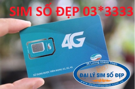 Cách mua sim Viettel đầu số 03 đuôi 3333 giá rẻ