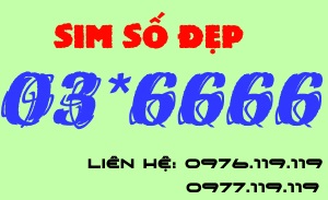 Sim 03*6666 mang nhiều ưu điểm vượt trội