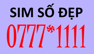 Cách mua sim MobiFone đầu số 0777 đuôi 1111 giá rẻ