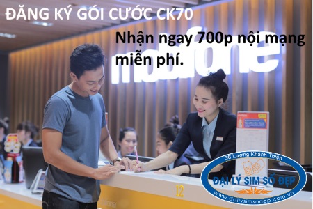 Đăng ký gói cước CK70 để gọi thoại thả ga cùng MobiFone