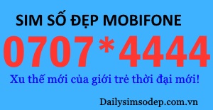 Sim 0707*4444 đang được ưa chuộng bởi sự mới lạ 