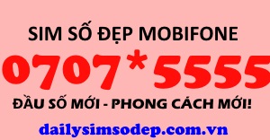 Sim 0707*5555 mang nhiều ưu điểm vượt trội