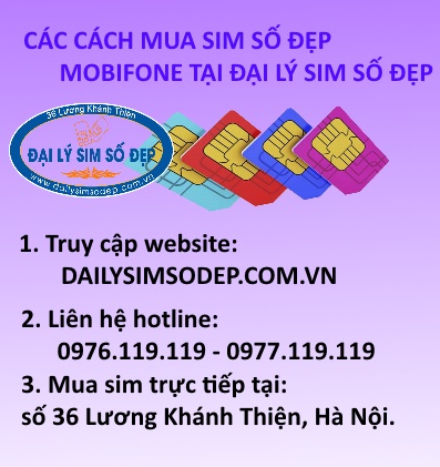 Cách mua sim tại Đại lý sim số đẹp