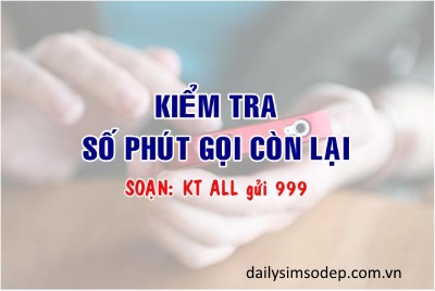 Cách kiểm tra số phút gọi miễn phí còn lại của các gói cước gọi MobiFone
