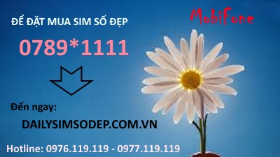 Mua sim số đẹp 0789*1111, hãy đến với Đại lý sim số đẹp