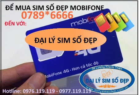 Mua sim số đẹp 0789*6666 tại Đại lý sim số đẹp