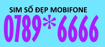 Sim số đẹp MobiFone 0789*6666