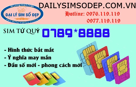 Các cách thức mua sim 0789*8888