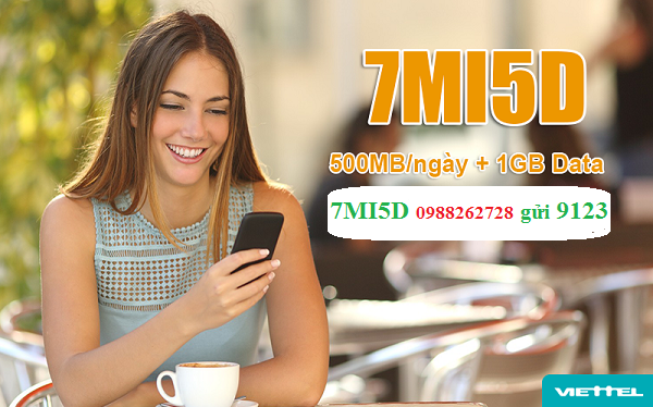 Online thả ga cùng gói 7MI5D Viettel