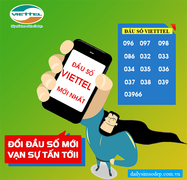 Chi tiết về các đầu số Viettel mới nhất