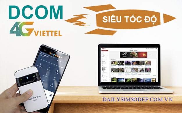 HOT: Viettel áp dụng các gói data di động cho sim Dcom