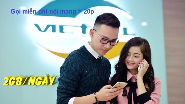 Sim V90 Gọi nội mạng, ngoại mạng tẹt ga cùng V90 Viettel