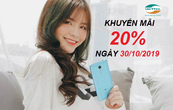khuyến mãi Viettel ngày 30/10/2019