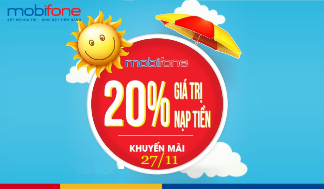 Khuyến mãi MobiFone 27/11 trên toàn quốc
