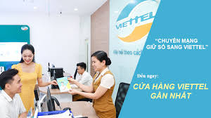 Đến điểm giao dịch Viettel để chuyển mạng giữ số sang Viettel