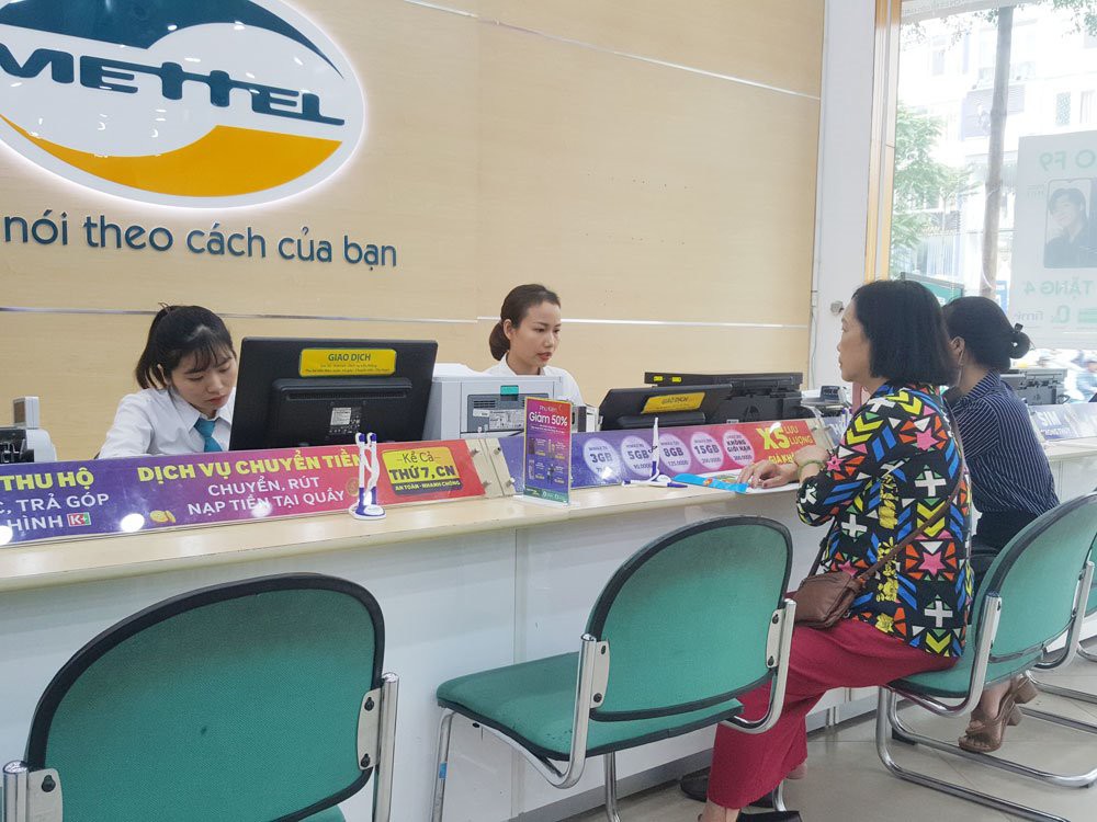 cửa hàng giao dich viettel mien bac