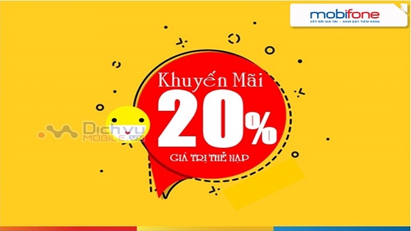 mobifone khuyen mai the nap 18-3
