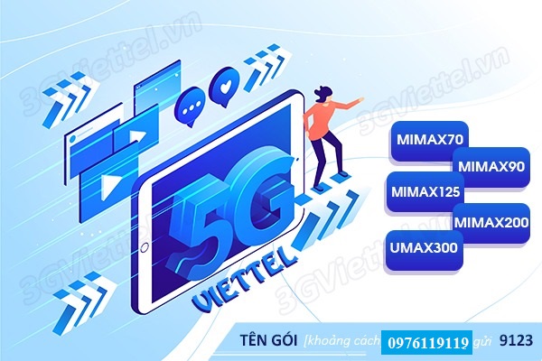 Đăng ký 5G Viettel 1 tháng, 1 năm cập nhật mới nhất