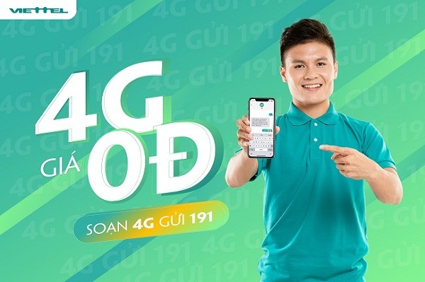 Khuyến mãi 4G giá 0đ của Viettel cho tất cả TB 