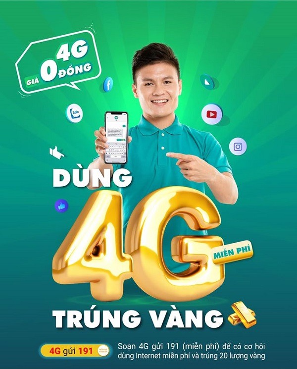 Viettel khuyến mãi 4G giá 0đ cho tất cả thuê bao trên toàn quốc