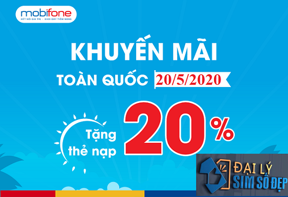 khuyen mai mobifone 20%