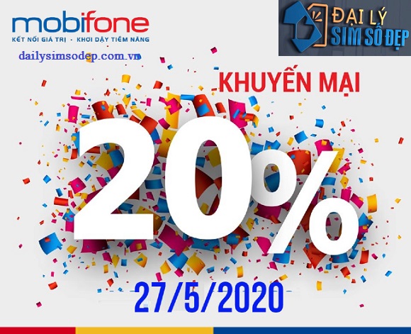 khuyen mai mobifone 20% 27.5