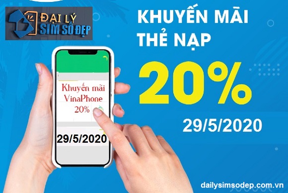 Khuyến mãi VinaPhone ngày 29/5/2020