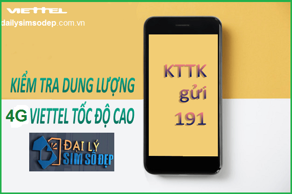 Hướng dẫn cách kiểm tra dung lượng 4G Viettel tốc độ cao